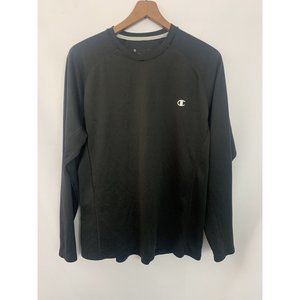 Champion men’s xl black long sleeve active gym training t shirt